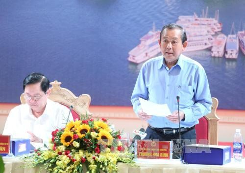 Phó Thủ tướng Trương Hòa Bình làm việc tại tỉnh Quảng Ninh  - ảnh 1